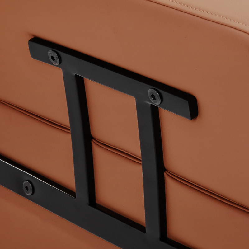 Kadernícke kreslo Gabbiano Porto čierno-oranžové 6