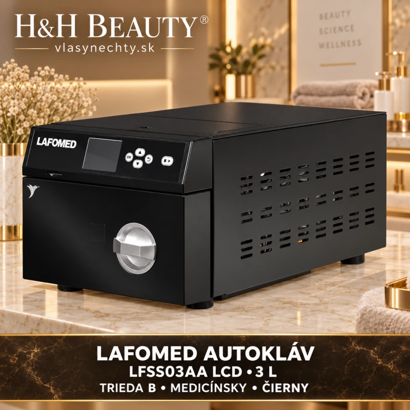 LAFOMED AUTOKLÁV LFSS03AA LCD 3 L kl. TR B. MEDICÍNSKY ČIERNY