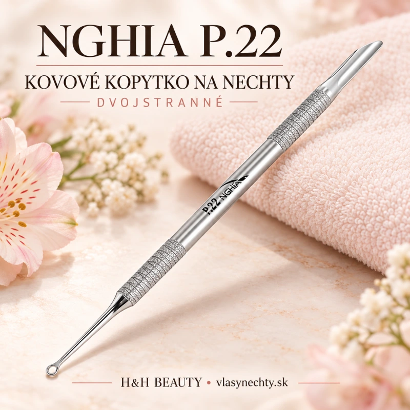 NGHIA P.22 – kovové kopytko na nechty (dvojstranné)