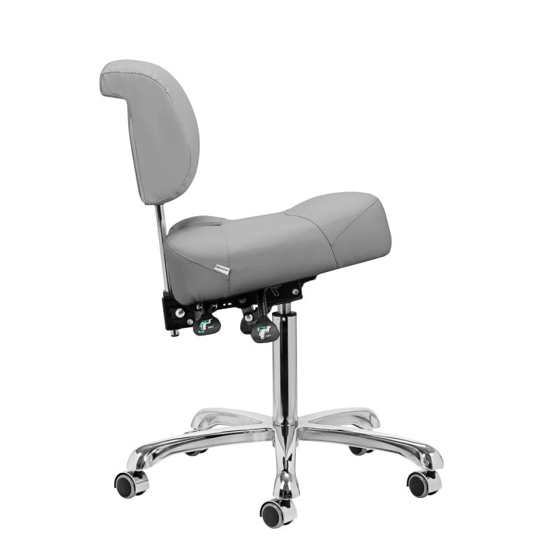 Taboret podologiczny 1005 Giovanni szary 4