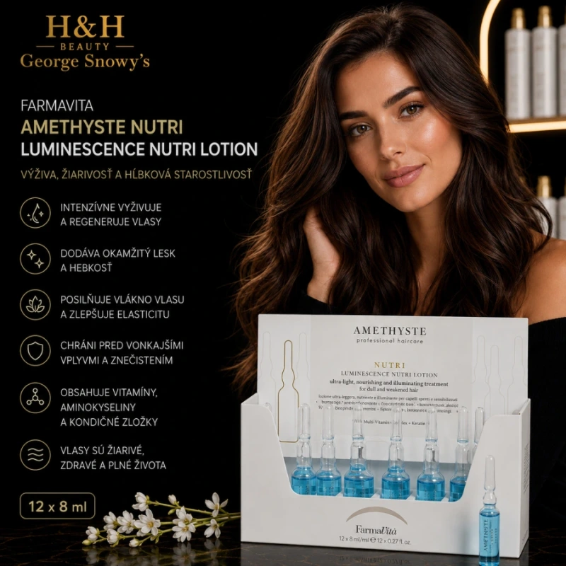 Farmavita AMETHYSTE NUTRI LUMINESCENCE NUTRI LOTION 12x8ml 2