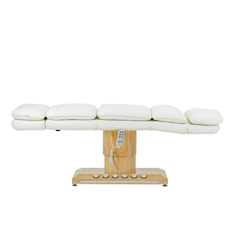Elektrické kozmetické kreslo Sillon Cloud 3 motormi krémové 3