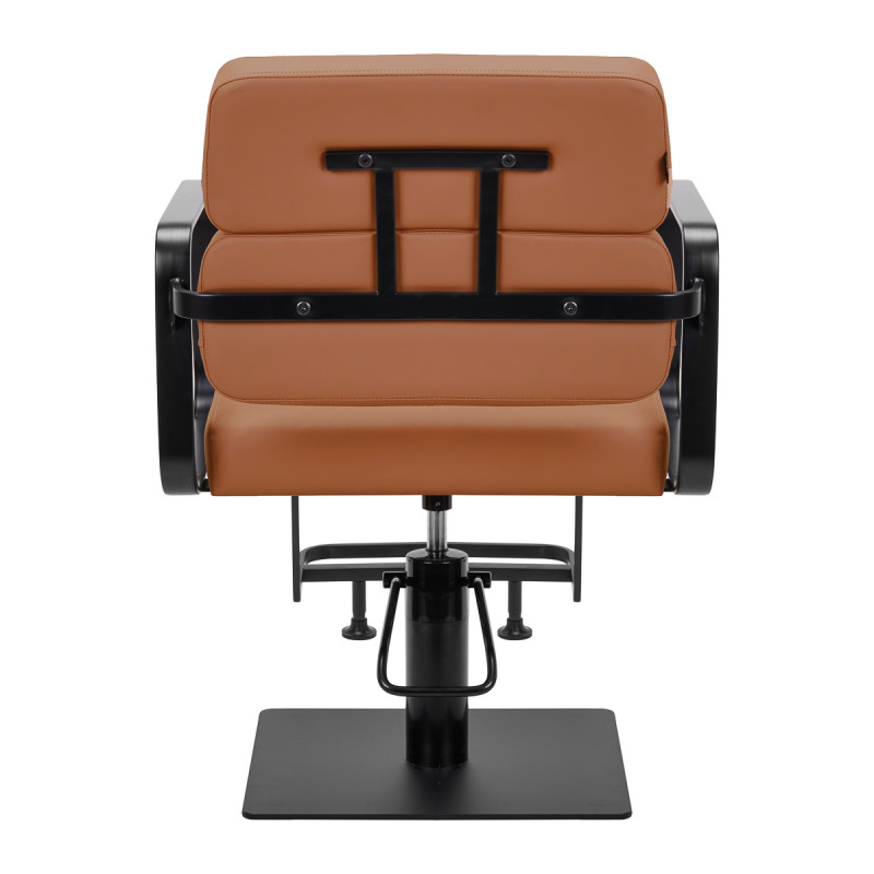 Kadernícke kreslo Gabbiano Porto čierno-oranžové 3