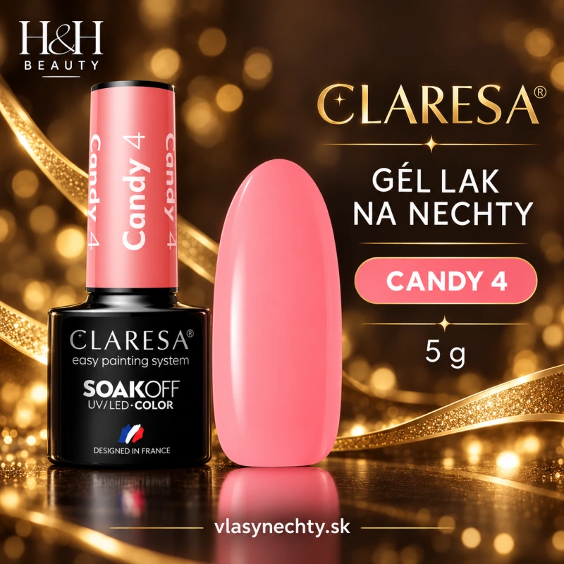 CLARESA GÉL LAK NA NECHTY CANDY 4 - 5g