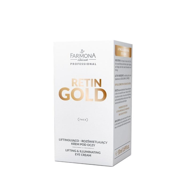 FARMONA RETIN GOLD Liftingujúco - rozjasňujúci krém pod oči 50ml 1