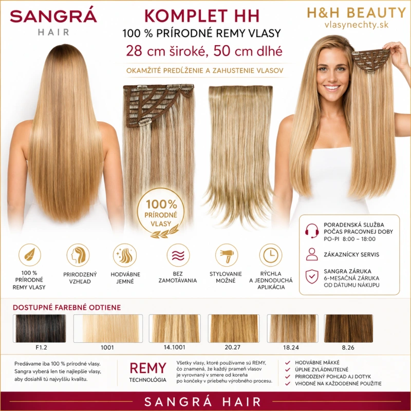 SANGRA HAIR KOMPLET HH 50 cm