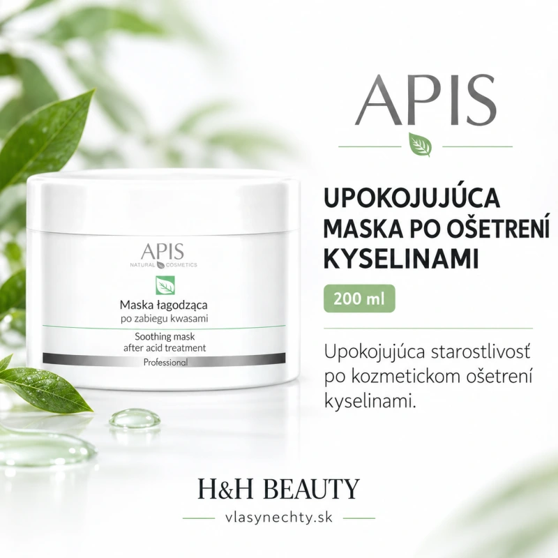 APIS UPOKOJUJÚCA MASKA PO OŠETRENÍ KYSELINAMI 200ml