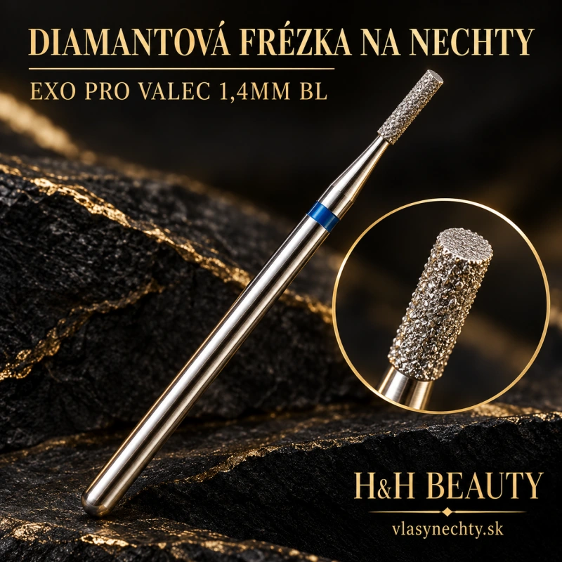 DIAMANTOVÁ FRÉZKA NA NECHTY EXO PRO VALEC 1,4MM BL