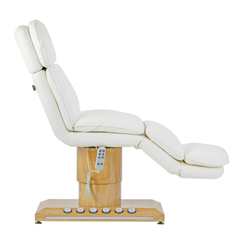 Elektrické kozmetické kreslo Sillon Cloud 3 motormi krémové 1