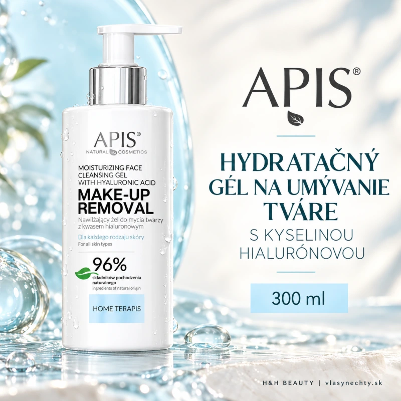 APIS HYDRATAČNÝ GÉL NA UMÝVANIE TVÁRE S KYSELINOU HIALURONOVOU 300ml