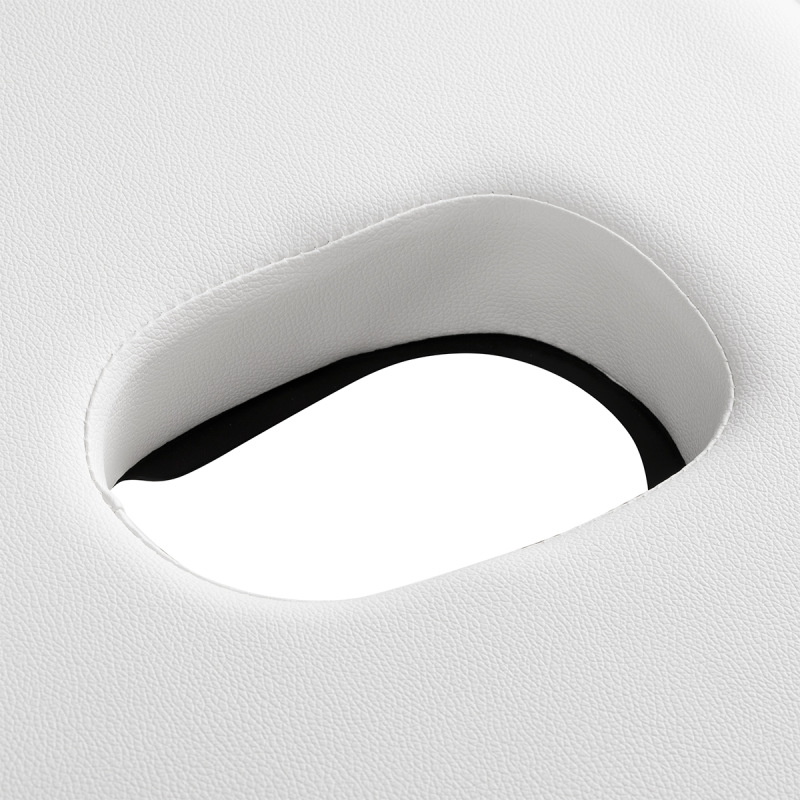 BALANCE – skladací masážny stôl, hliníkový, 3-segmentový, biely 11