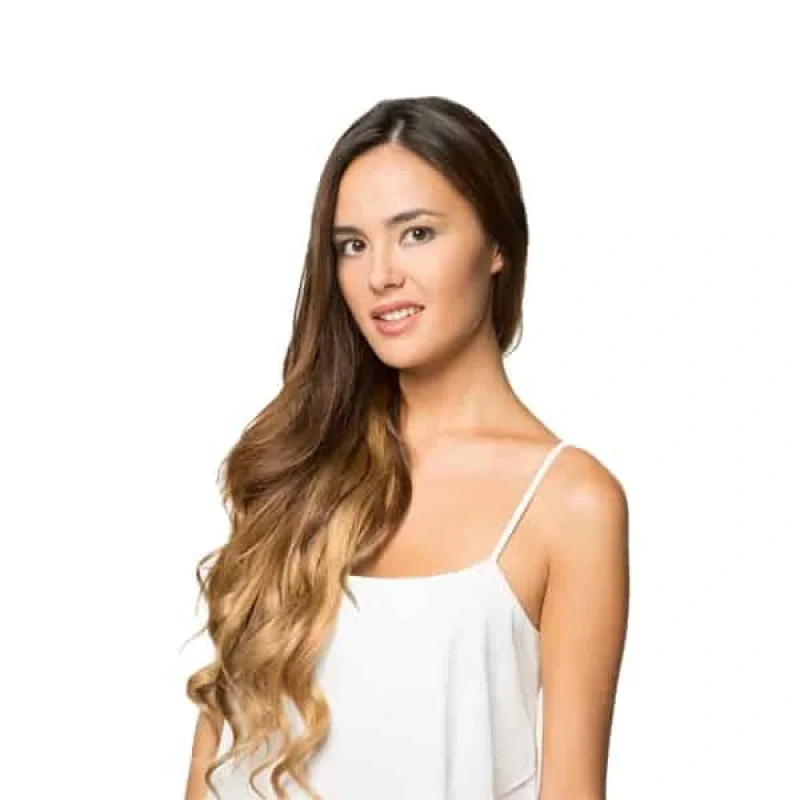 SANGRA HAIR TWENTY 75 – Prírodné clip-in vlasy, 50 cm celková dĺžka, 3 kusy 1