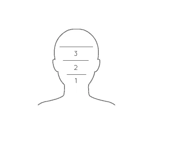 SANGRA HAIR TWENTY 75 – Prírodné clip-in vlasy, 50 cm celková dĺžka, 3 kusy 3