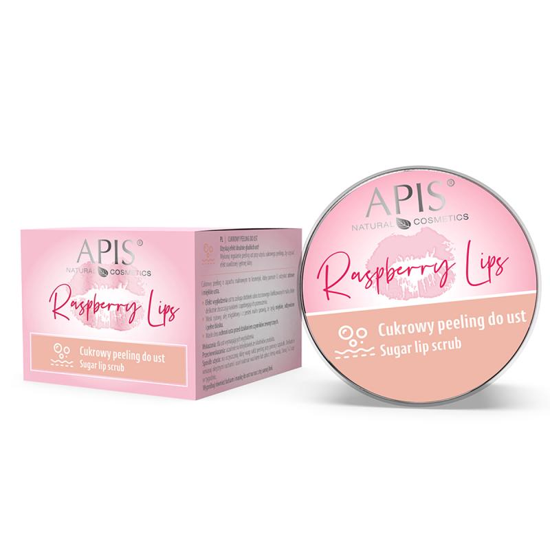 Apis raspberry lips cukrowy peeling do ust 10 ml