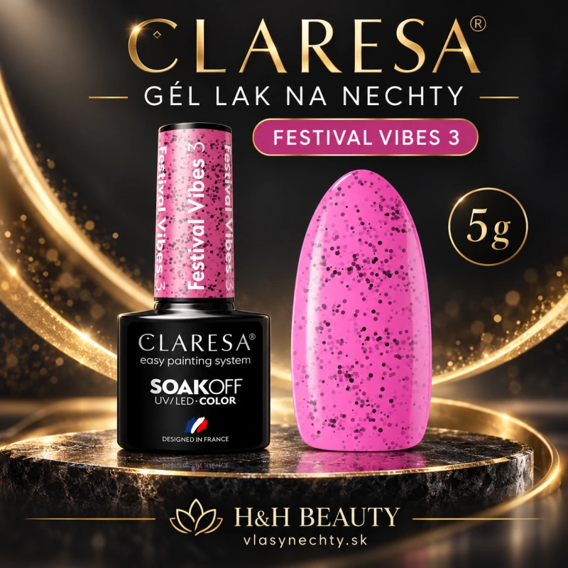 CLARESA GÉL LAK NA NECHTY FESTIVAL VIBES 3 - 5G