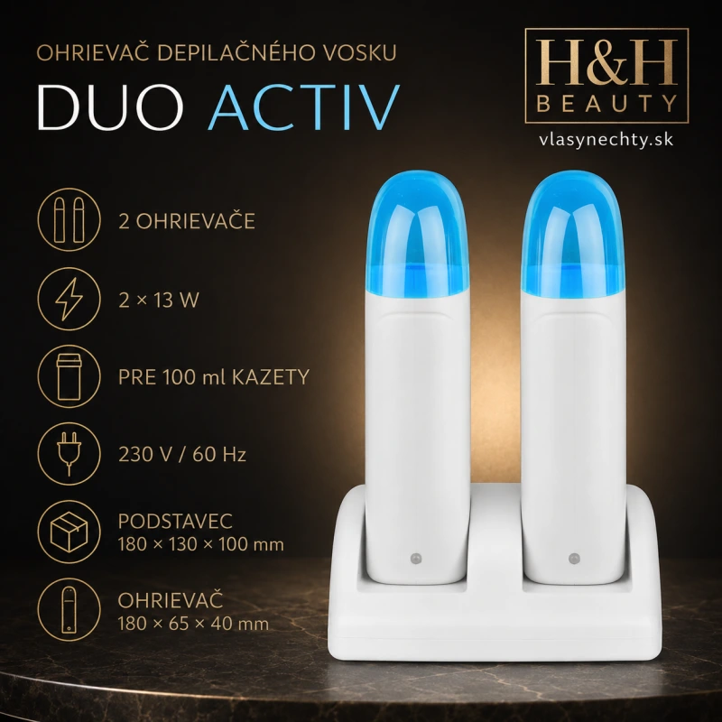 OHRIEVAČ DEPILAČNÉHO VOSKU IWax DUO 80W