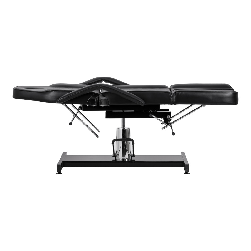 Hydraulické kozmetické kreslo na pedikúru Sillon 210 s kolískom a deliteľnou opierkou na n 7