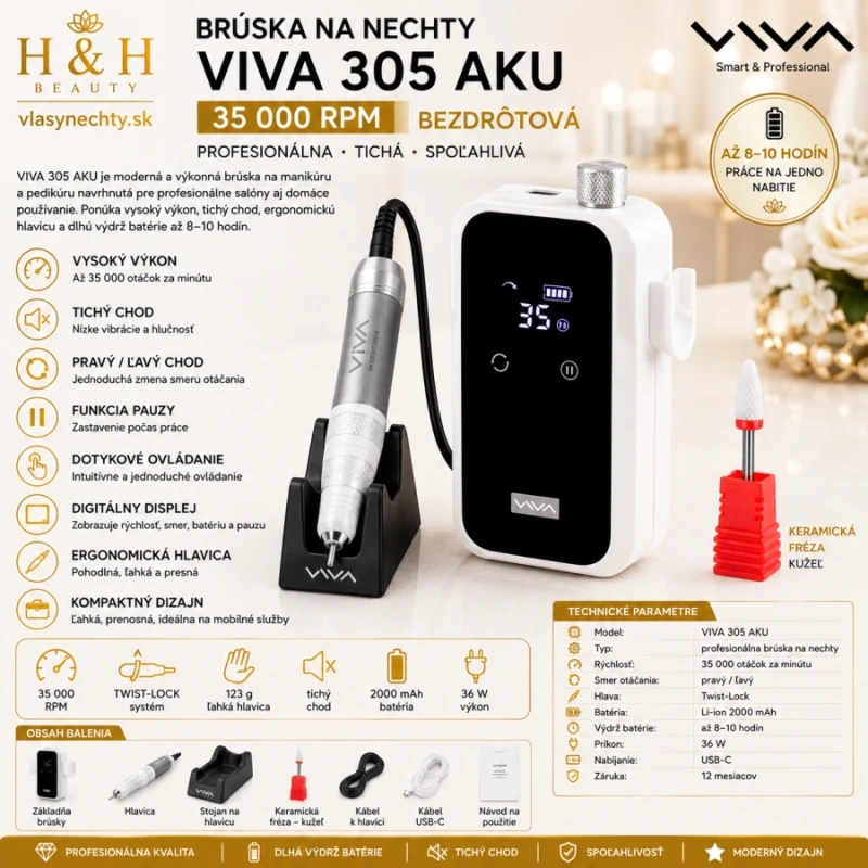 BRÚSKA NA NECHTY VIVA 305 AKU 13