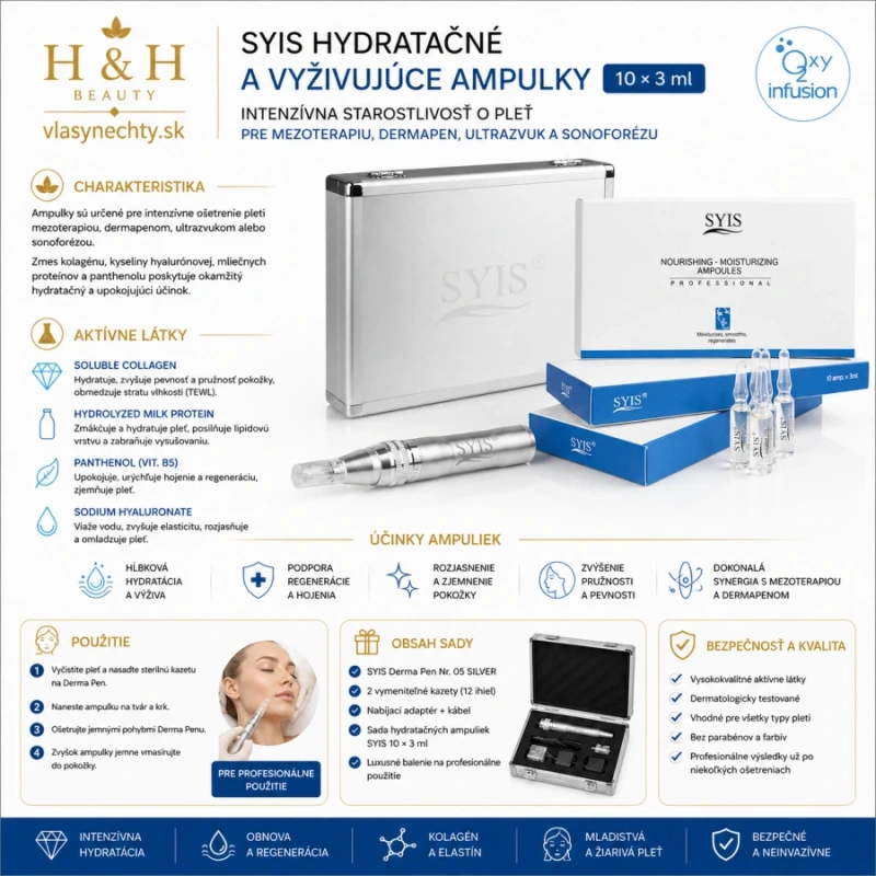 SYIS DERMA PEN Nr. 05 SILVER + AMPULKY SYIS 2