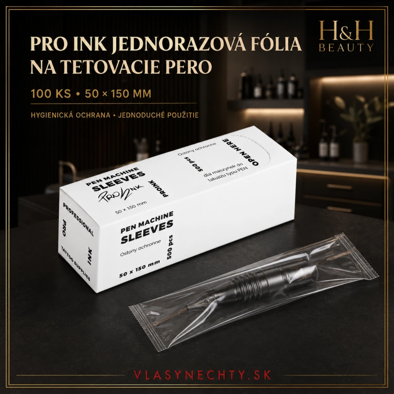 PRO INK jednorázová fólia na tetovacie pero 100 ks.
