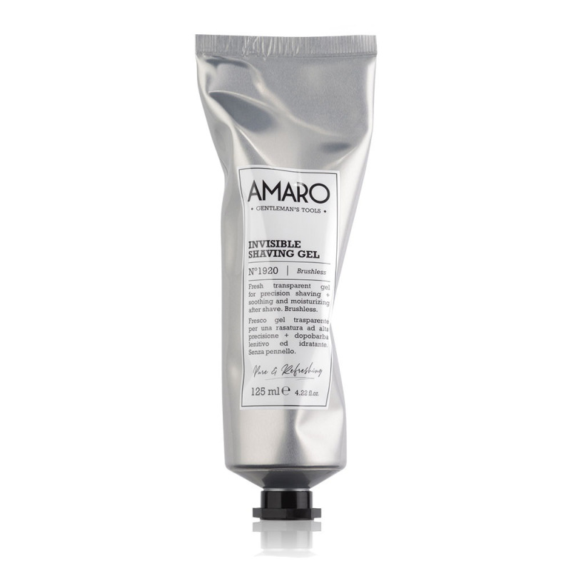 AMARO Priehľadný Gél Na Holenie 125 ml