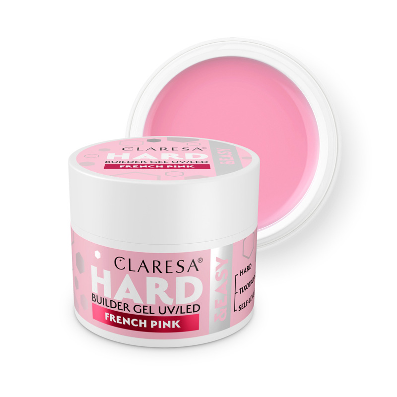 CLARESA HARD&EASY BUILDER GEL FRENCH PINK 45g