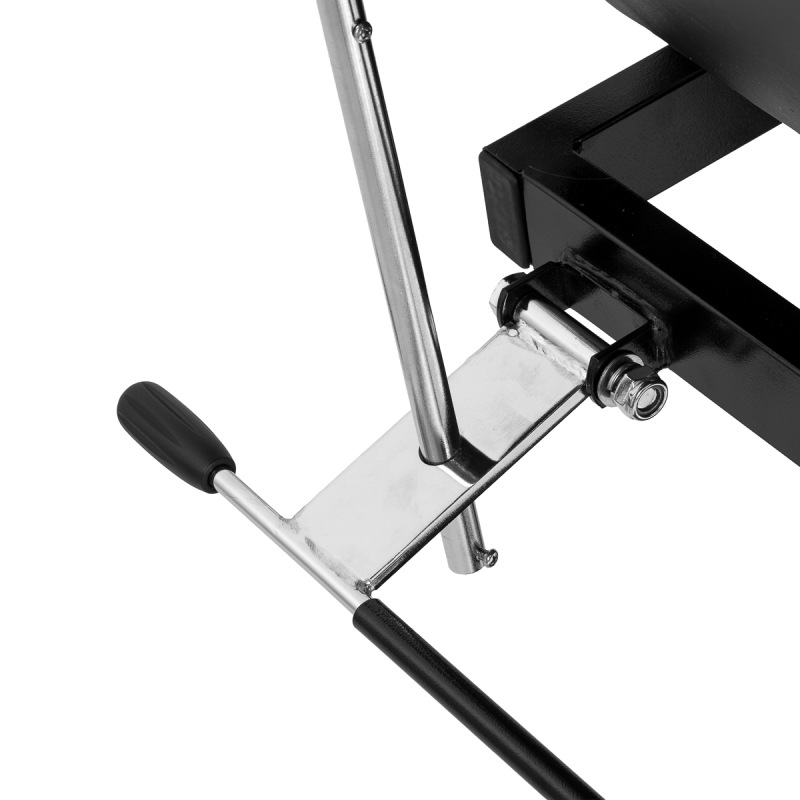 Hydraulické kozmetické kreslo na pedikúru Sillon 210 s kolískom a deliteľnou opierkou na n 13