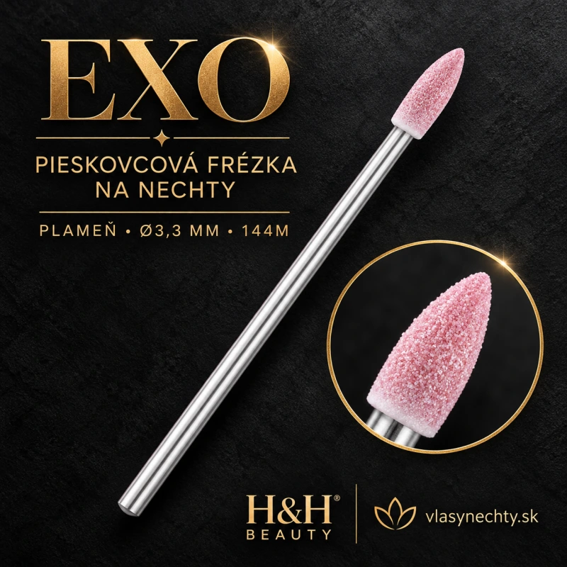 EXO PIESKOVCOVÁ FRÉZKA NA NECHTY PLAMEŇ Ø3,3MM /144M