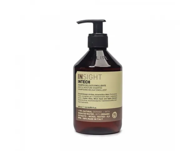 INSIGHT INTECH GENTLE MOISTURE SHAMPOO 400 ML - JEMNÝ UPOKOJUJÚCI ŠAMPÓN