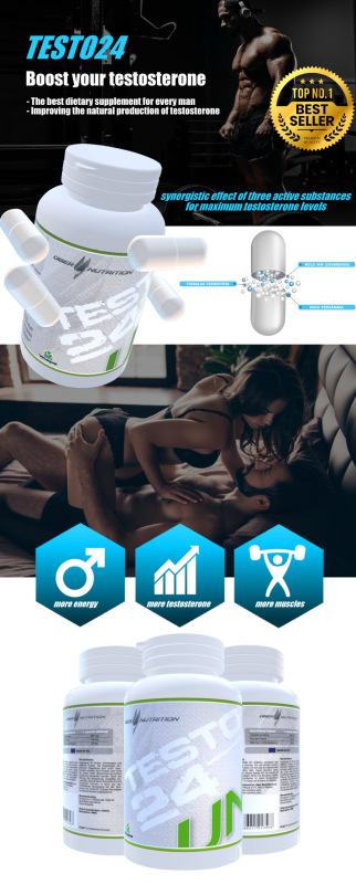 Uber Nutrition Testo24 120 tabliet - Najsilnejší legálne schválený stimulant testosterónu 7