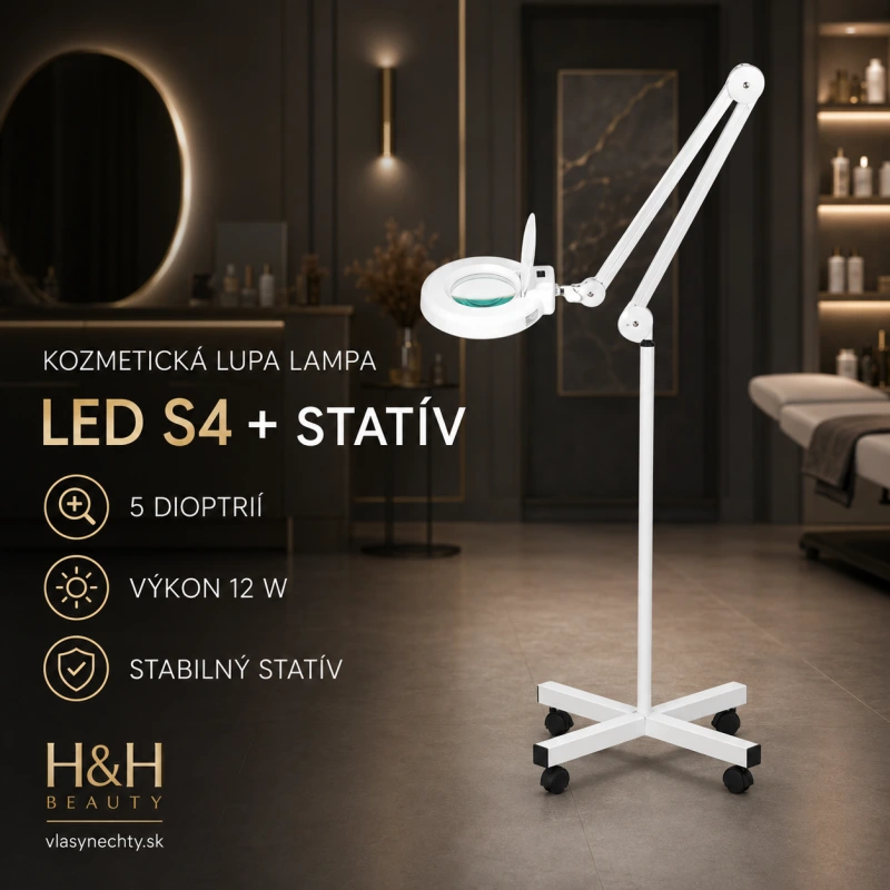 KOZMETICKÁ LUPA LAMPA LED S4 + STATÍV