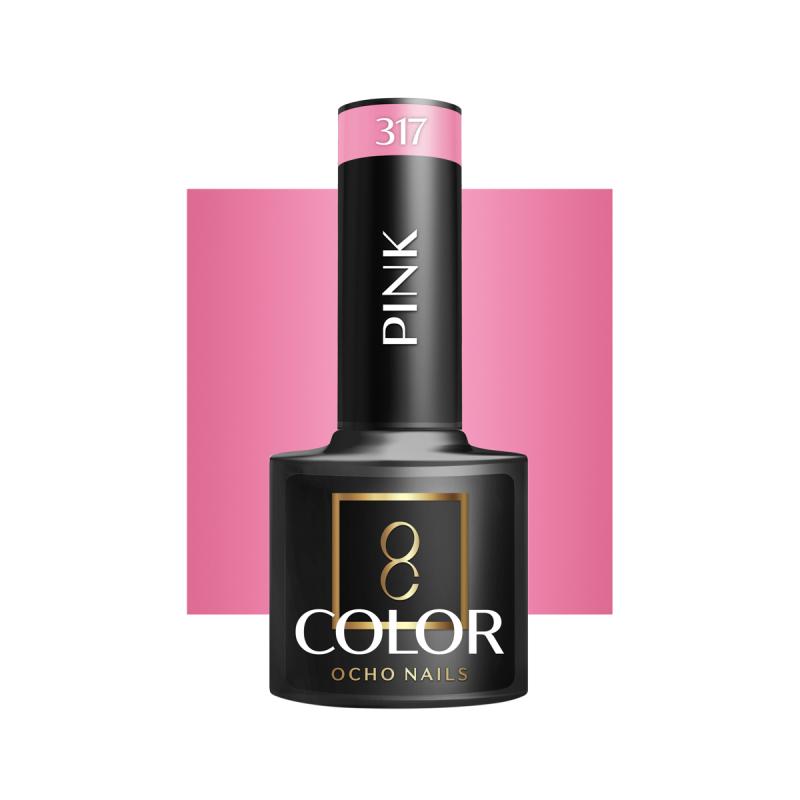 OCHO NAILS HYBRIDNÝ LAK NA NECHTY pink 317 -5 g