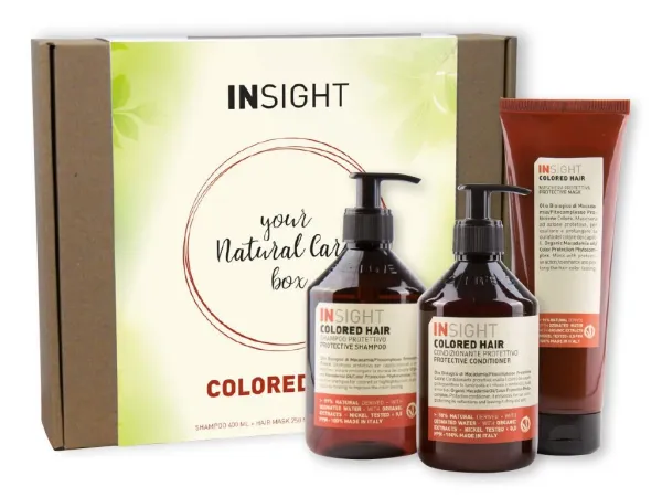 INSIGHT COLORED HAIR ŠAMPÓN 400 ML + KONDICIONÉR 400 ML + MASKA 250 ML DARČEKOVÁ SADA