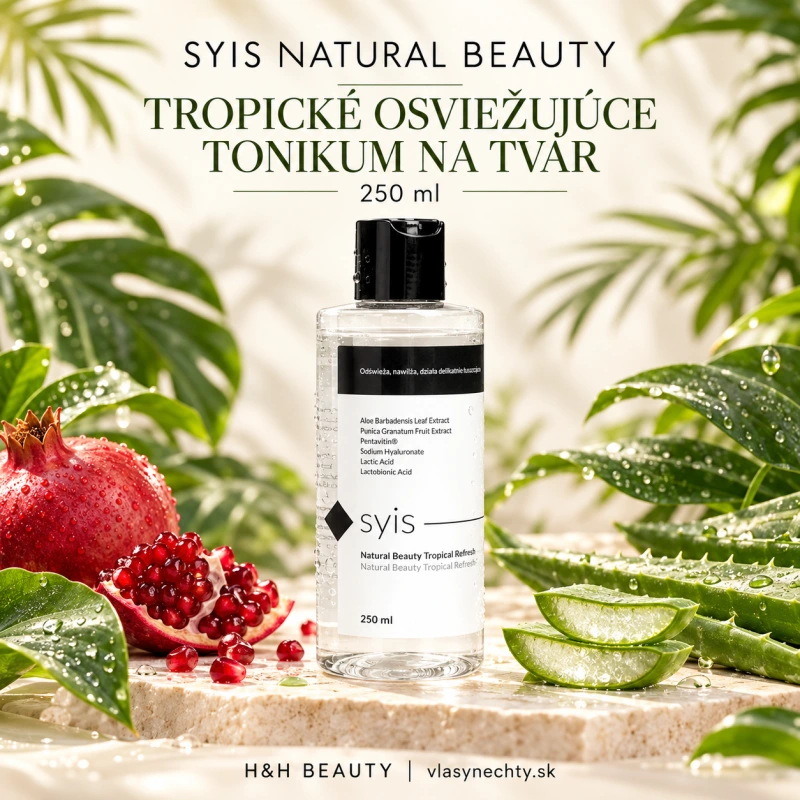 Syis Natural Beauty tropické osviežujúce tonikum na tvár 250 ml