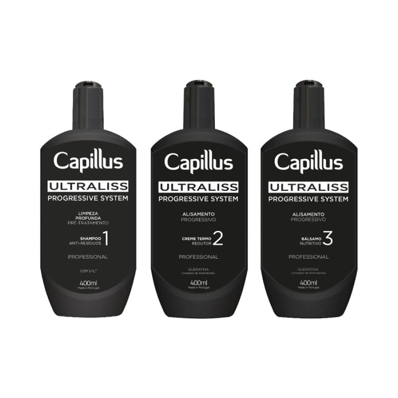 CAPILLUS ULTRALISS NANOPLASTY – Profesionálna sada na narovnávanie vlasov 3×400 ml 1
