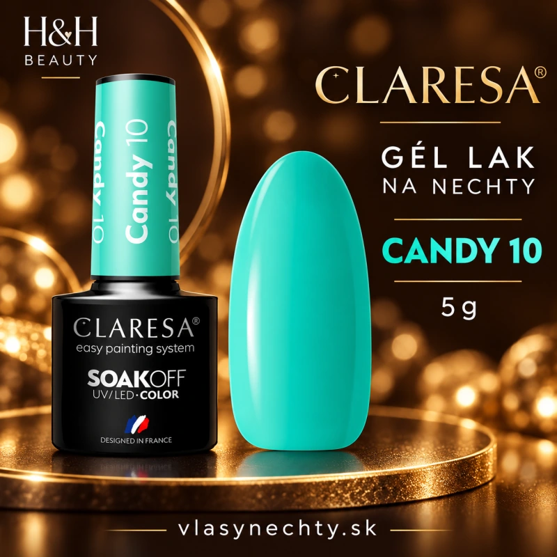 CLARESA GÉL LAK NA NECHTY CANDY 10 - 5g