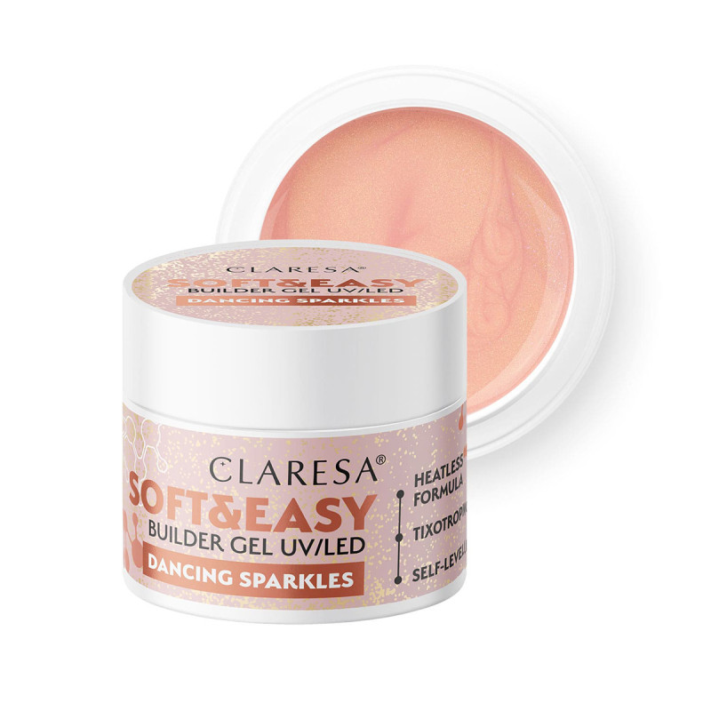 CLARESA SOFT&EASY BUILDER GEL DANCING SPARKLES 12 g