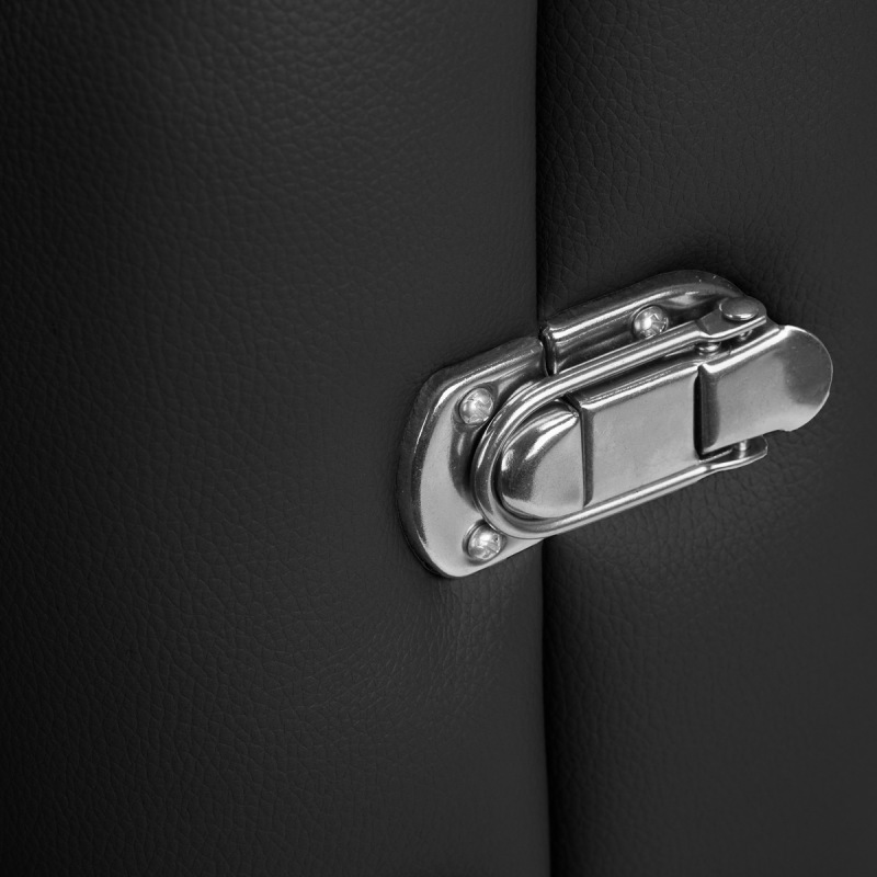 BALANCE – skladací masážny stôl, hliníkový, 2-segmentový, čierny 12