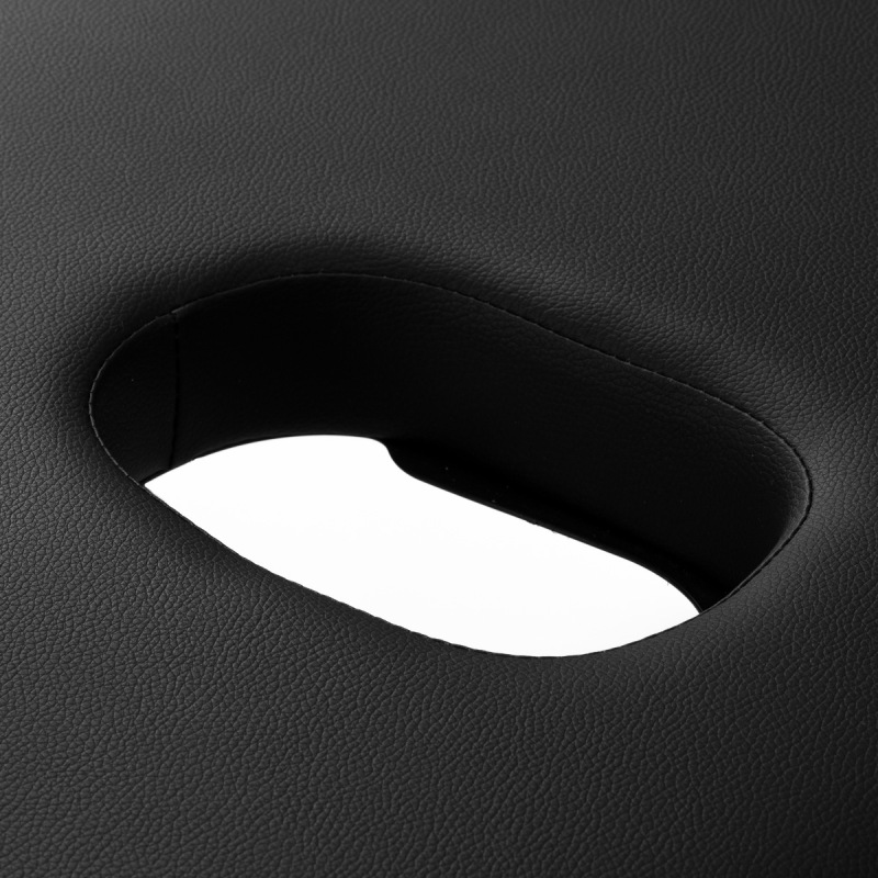 BALANCE – skladací masážny stôl, hliníkový, 2-segmentový, čierny 8