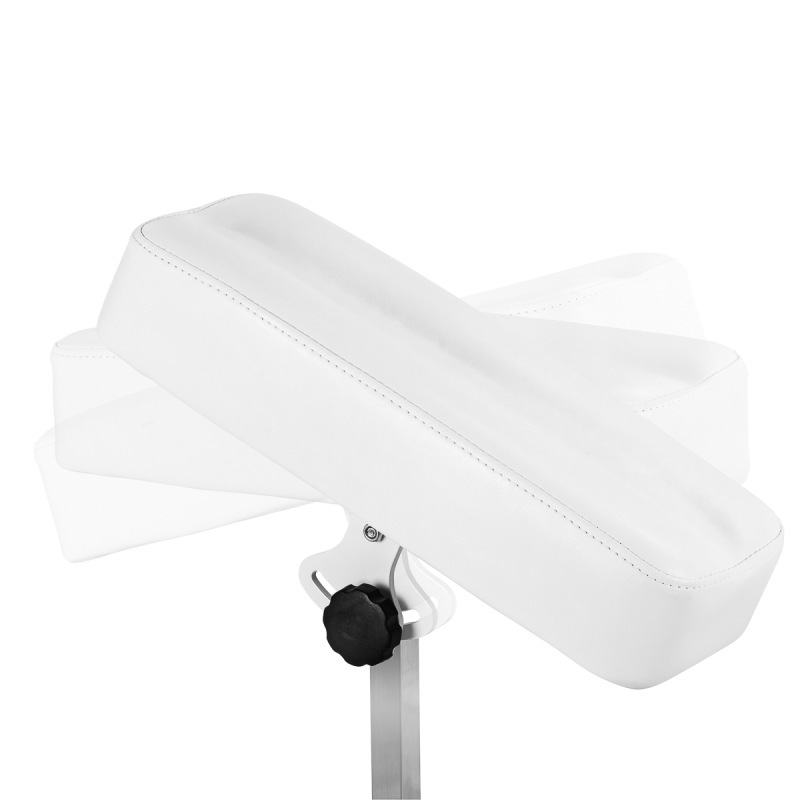 Fotel kosmetyczny hydrauliczny Sillon A 210DH z kołyską biały 9