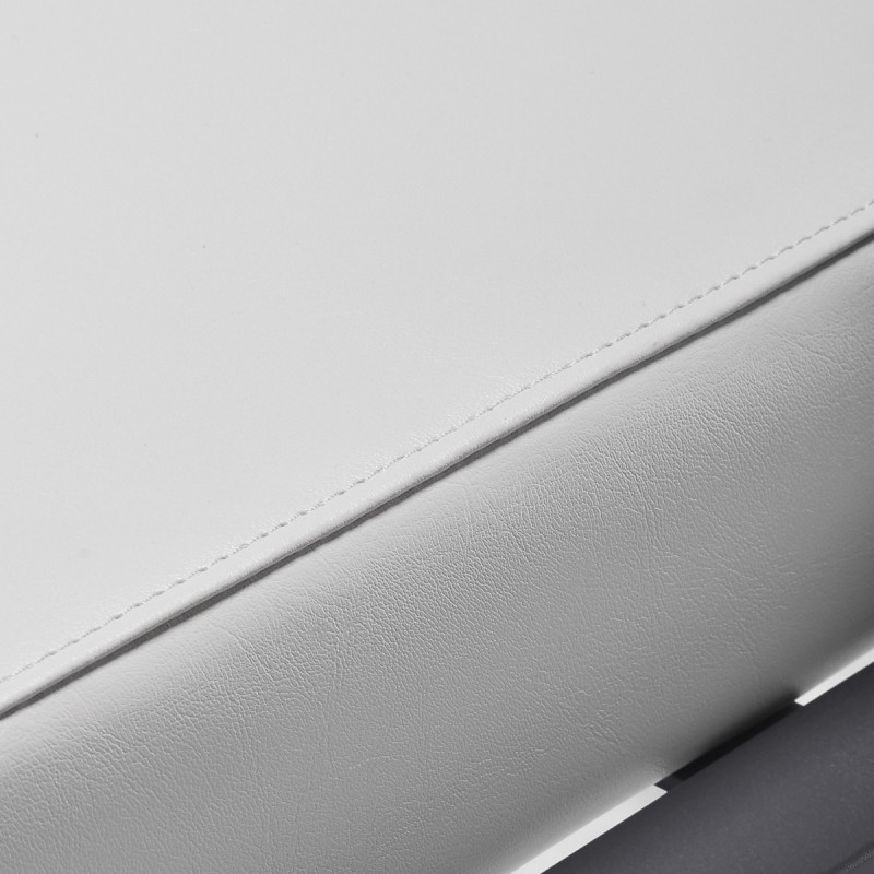 Kadernícke kreslo Gabbiano Porto sivá bielá 5