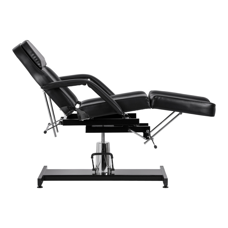 Hydraulické kozmetické kreslo na pedikúru Sillon 210 s kolískom a deliteľnou opierkou na n 5