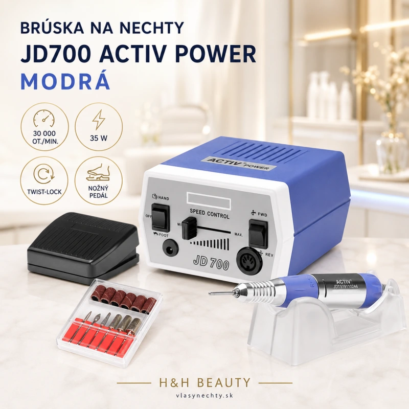 BRÚSKA NA NECHTY JD700 ACTIV POWER FIALOVÁ 35W