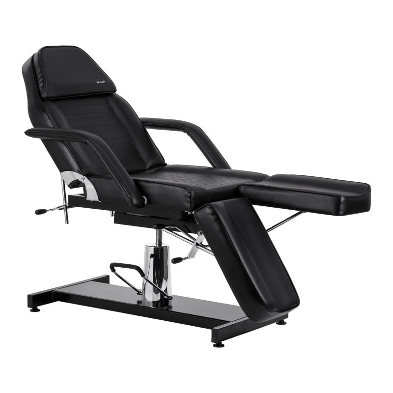 Hydraulické kozmetické kreslo na pedikúru Sillon 210 s kolískom a deliteľnou opierkou na n 1