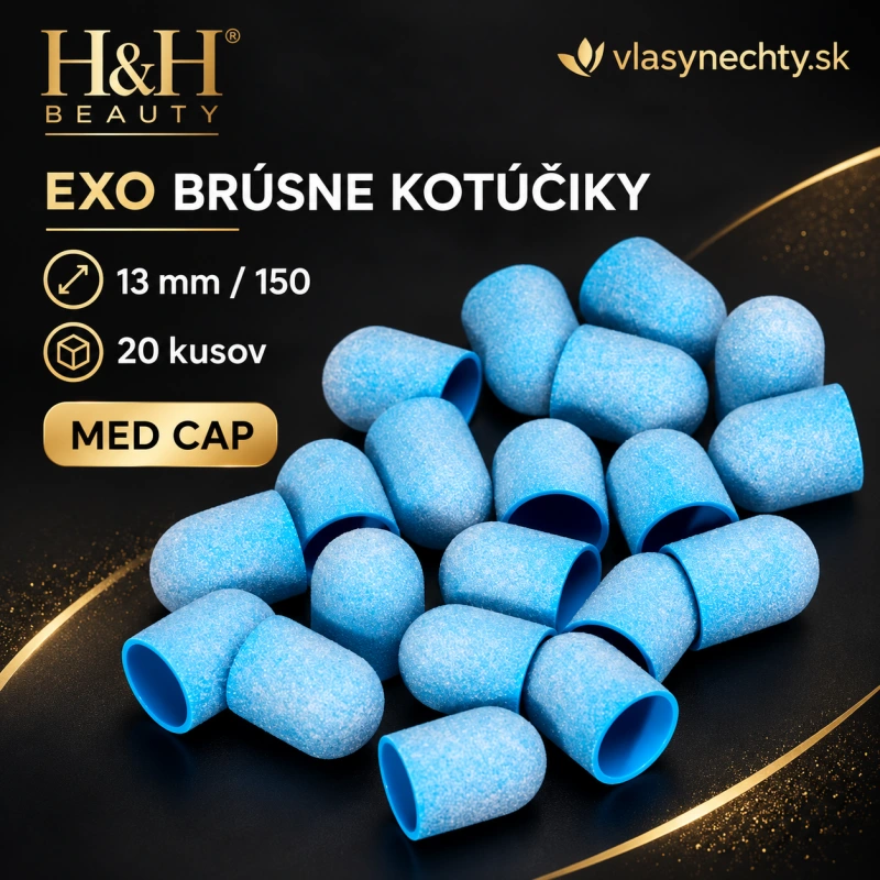 EXO brúsne kotúčiky 13mm /150 20 kusovMed Cap