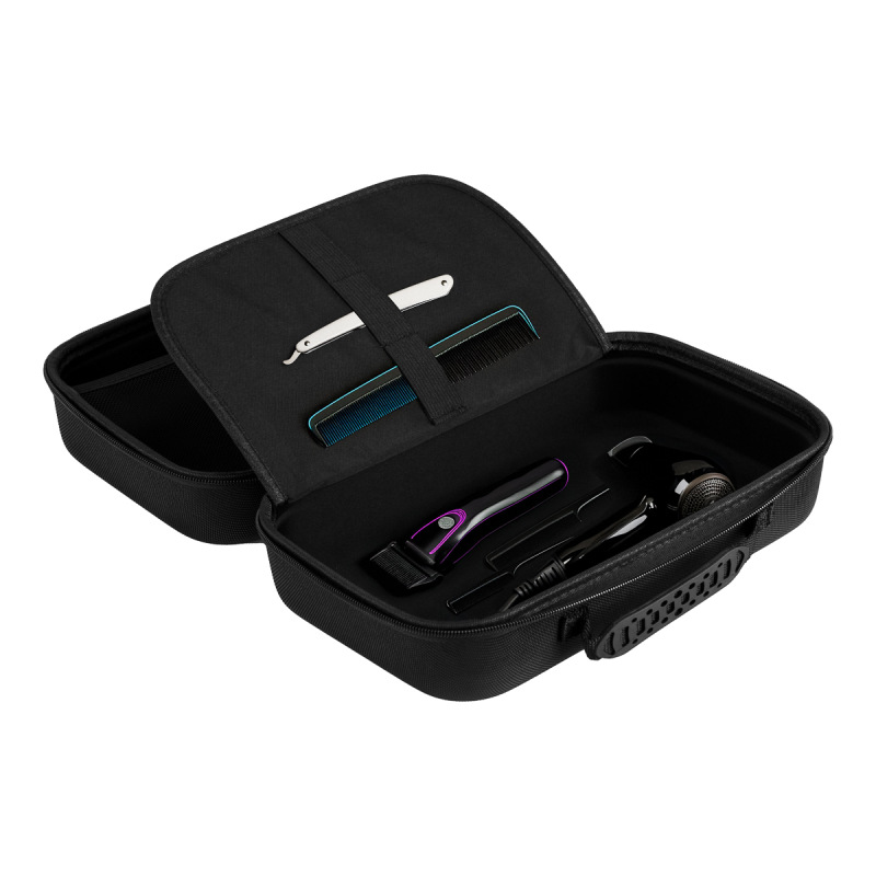 Kuferek fryzjerski T-08-1 czarny 2