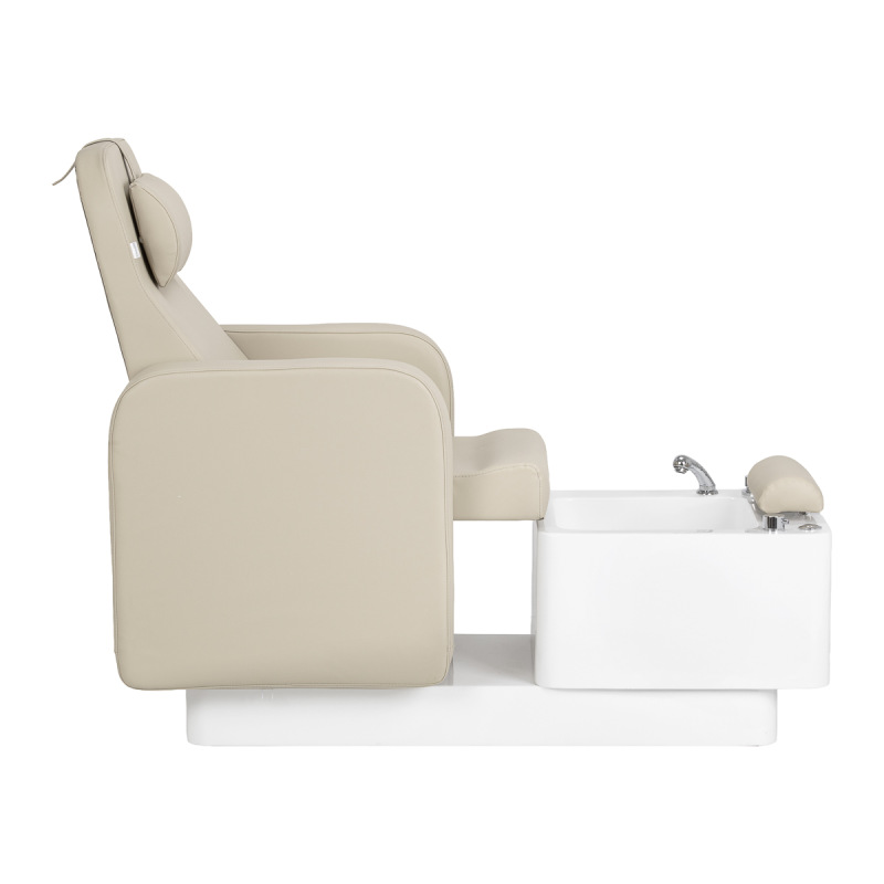 Kozmetické kreslo SPA na pedikúru Sillon Elysia krémový 3