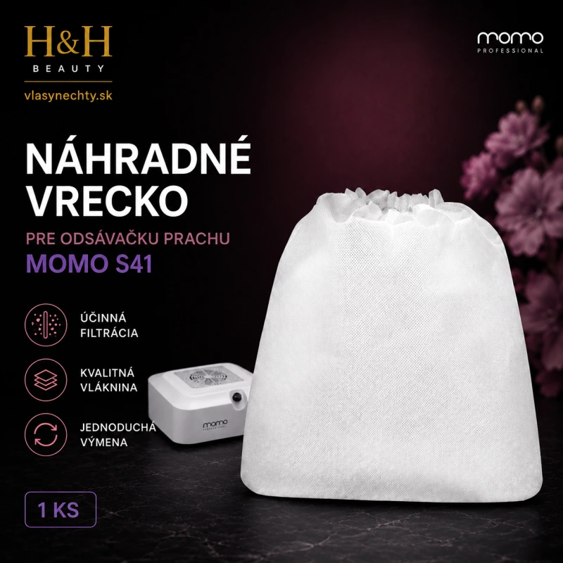 NÁHRADNÉ VRECKO NA VSTAVANÚ ODSÁVAČKU PRACHU NA NECHTY MOMO S41