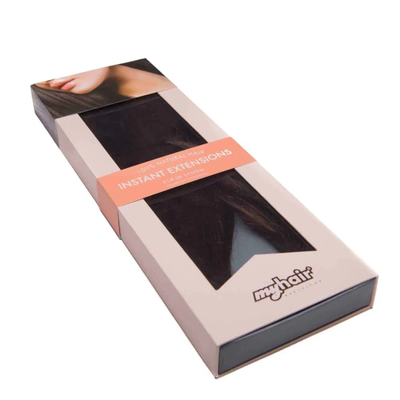 SANGRA HAIR TWENTY 75 – Prírodné clip-in vlasy, 50 cm celková dĺžka, 3 kusy 2