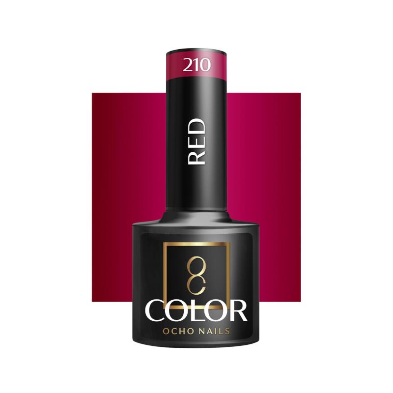 OCHO NAILS Lakier hybrydowy red 210 -5 g